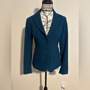 New York & Co Stretch Teal Blazer